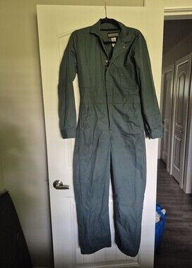 Womens Green Zipper Up Dakota Coveralls